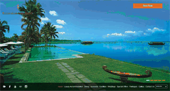 Desktop Screenshot of kumarakomlakeresort.in
